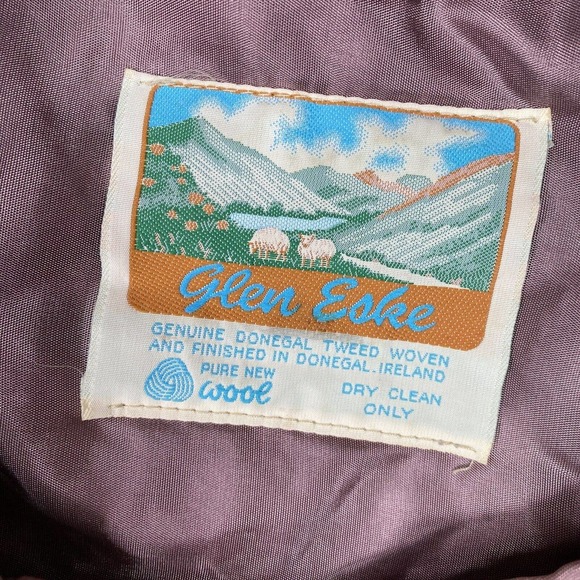 Glen Eske Donegal Ireland Tweed Gray Pure Wool Newsboy Hat Cap Sz Large - Picture 14 of 14